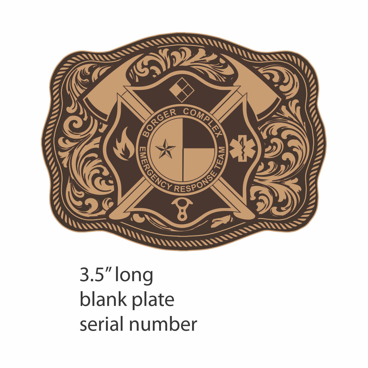 Borger Complex Emergency Response Team Buckle (RESTRICTED) 