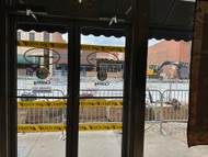 FRONT OF BUILDING IS CLOSED