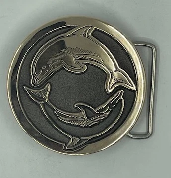 Dolphin Ying Yang Buckle