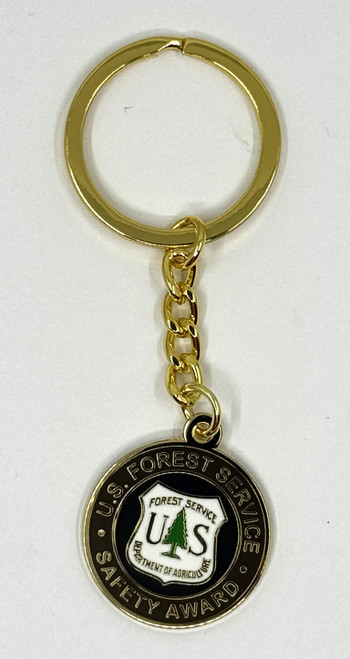Forest Service Brass Keychain - Western Heritage Company, Inc