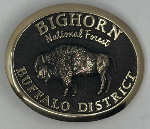 Buffalo Ranger District Bighorn National Forest Buckle