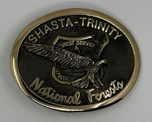 Shasta Trinity National Forests Buckle (Forest w/"s")