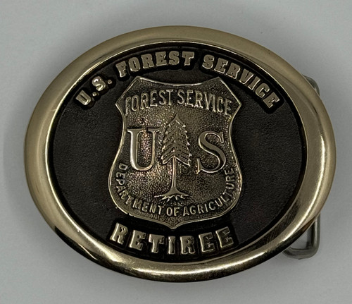 Bronze with US Forest Service Across Top