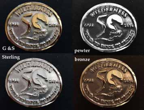 Wilderness 50 Years Buckle