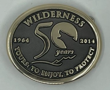 Wilderness 50 Years Buckle