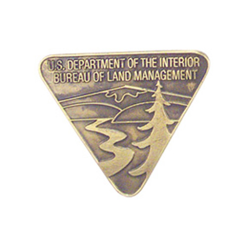 Bureau of Land Management Antique Brass Shield Bureau of Land Management Antique Brass Shield