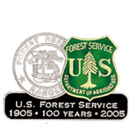 Forest Service Centennial Full Color Pin
