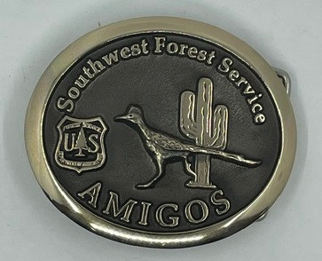 Southwest Forest Service Amigos Buckle