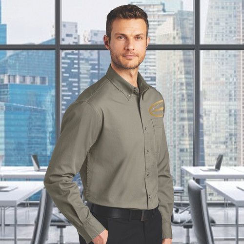 Colored Twill Long Sleeved Shirt** (Restrictions Apply - see description)