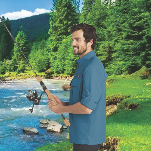 Eddie Bauer® Performance Fishing Long Sleeve Shirt** (Restrictions Apply -  see description) - Western Heritage Company, Inc