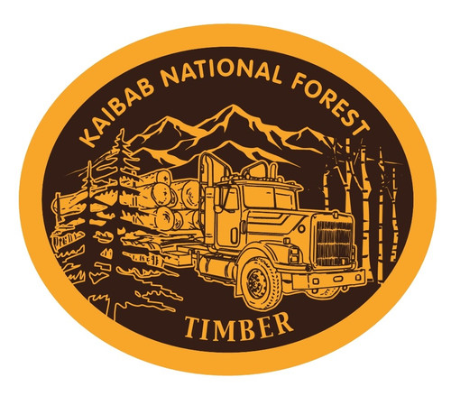 Kaibab National Forest Timber Buckle