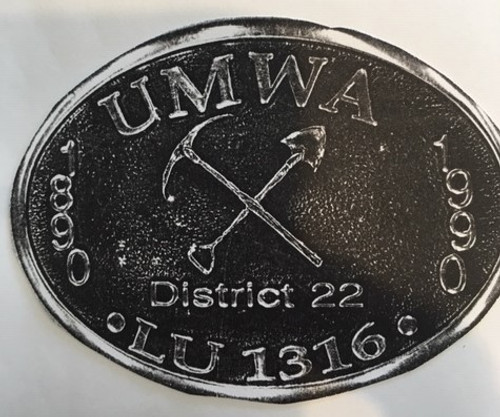 United Mine Workers District 22 Buckle