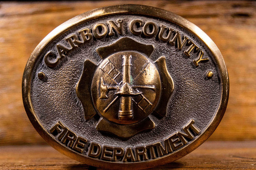 Carbon County Fire Department Buckle