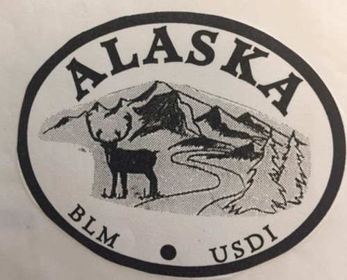 Alaska Bureau of Land Management-Caribou Buckle