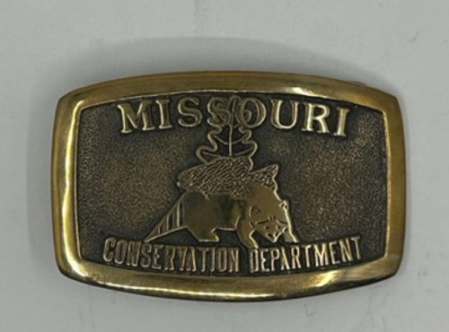 Missouri Conservation Department Buckle Missouri Conservation Department Buckle