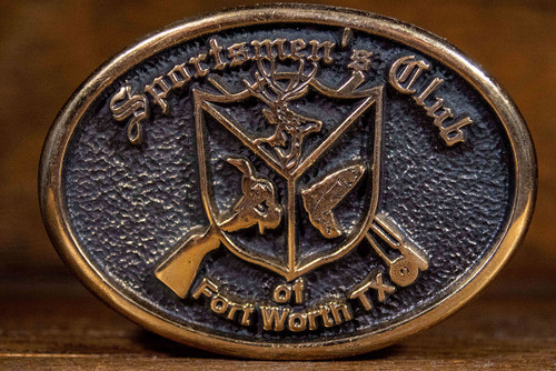 Sportsmen's Club of Fort Worth Texas Buckle