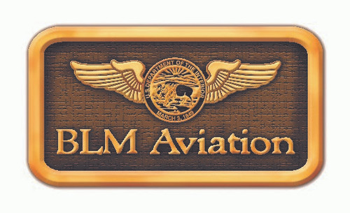 Bureau of Land Management Aviation Buckle