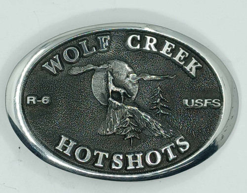 Wolf Creek Hotshots R-6 Buckle (RESTRICTED)