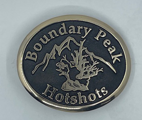 Boundary Peak Hotshots Buckle (RESTRICTED)