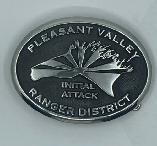 Pleasant Valley Ranger District Initial Attack Buckle (RESTRICTED)
