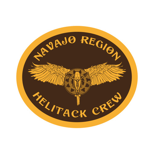 Navajo Region Helitack Crew Buckle (RESTRICTED)