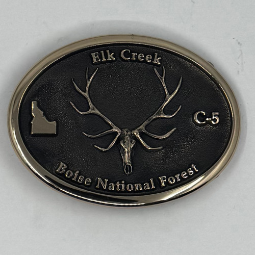Elk Creek C-5 Boise National Forest Buckle (RESTRICTED)
