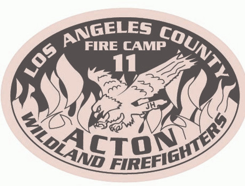 Los Angeles County Fire Camp 11 Buckle (RESTRICTED)