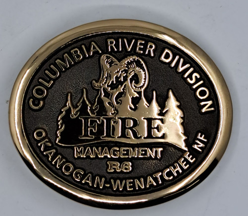 Columbia River Division Fire Management R6 Buckle (RESTRICTED)