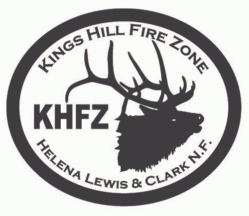Kings Hill Fire Zone Helena Lewis & Clark National Forest Buckle (oval) (RESTRICTED)