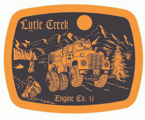 Lytle Creek Engine Co 31 Buckle (RESTRICTED)