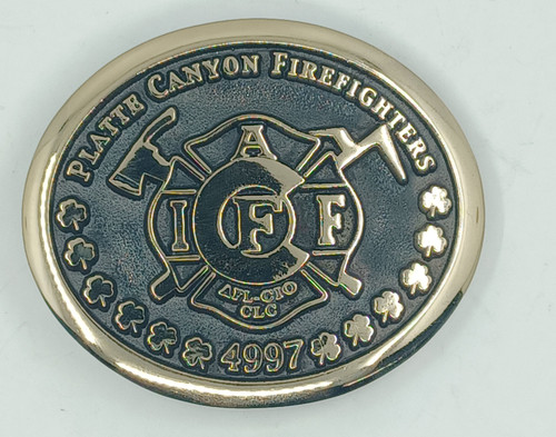 Platte Canyon Firefighters 4997 Buckle (RESTRICTED)