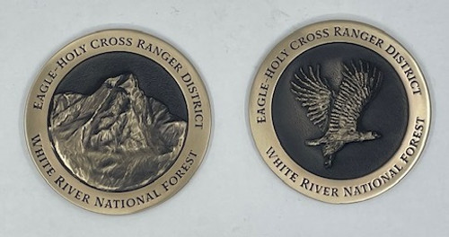 Eagle Holy Cross Ranger District Coin - BRONZE