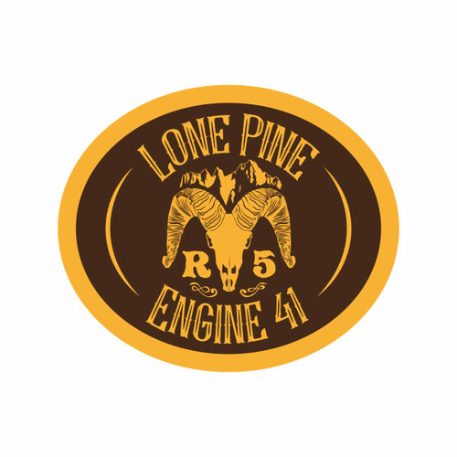 Lone Pine Engine 41 Buckle (RESTRICTED)