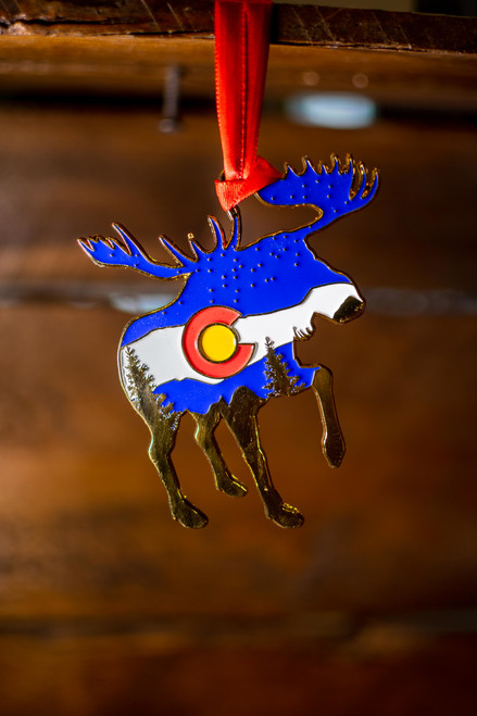 Colorado Moose Ornament