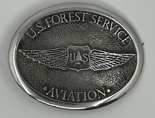 Forest Service Aviation Buckle (Oval)