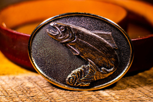 Don Beck Pacific Northwest Rainbow Trout Buckle