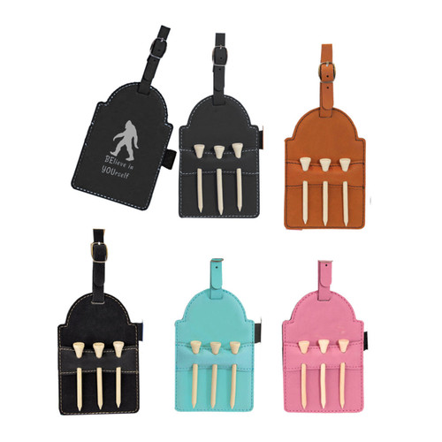 Golf Bag Tag w/Tees