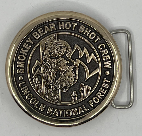 Smokey Bear Hotshot Crew Lincoln National Forest Buckle (RESTRICTED) Smokey Bear Hotshot Crew Lincoln National Forest Buckle (RESTRICTED)