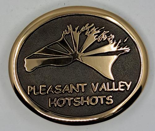 Pleasant Valley Hotshots OVAL Buckle (RESTRICTED)