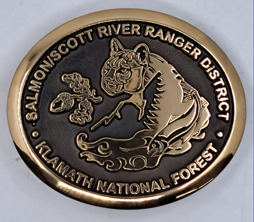 Salmon Scott River Ranger District Buckle (RESTRICTED)