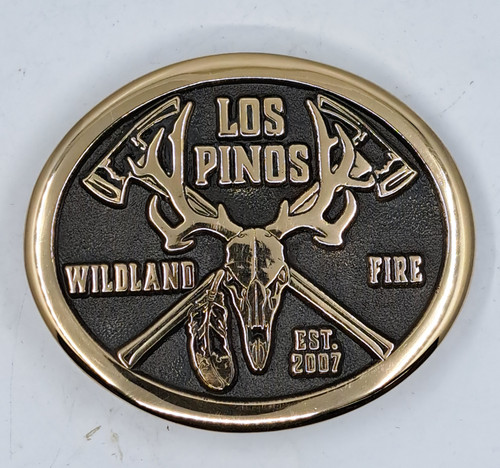 Los Pinos Wildland Fire Est. 2007 Buckle (RESTRICTED)