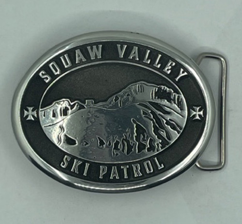 Squaw Valley Ski Patrol Buckle (RESTRICTED)