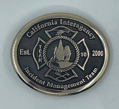 California Interagency Incident Management Team 10 Est 2000 Buckle (RESTRICTED)