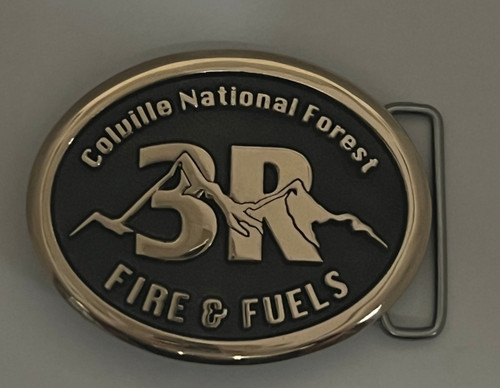 Colville National Forest 3R Fire & Fuels Buckle (RESTRICTED)