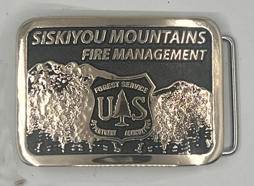Siskiyou Mountains Fire Management Buckle (RESTRICTED)