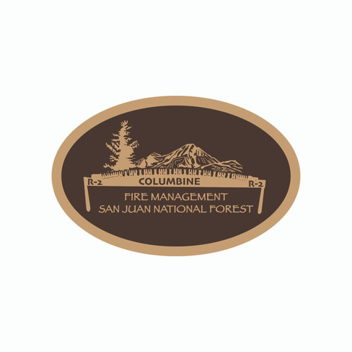 Columbine Fire Management San Juan National Forest Buckle (RESTRICTED)