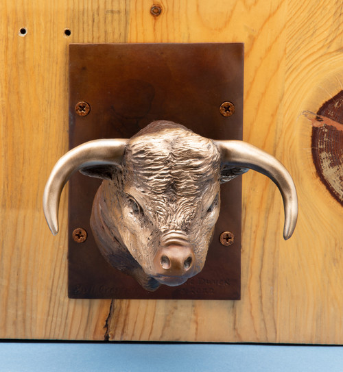 Bull Crossing (door knocker)