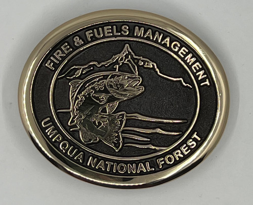 Fire & Fuels Management Umpqua National Forest Buckle (RESTRICTED)