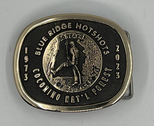 Blue Ridge Hotshots 50 Years of Service Buckle (RESTRICTED)