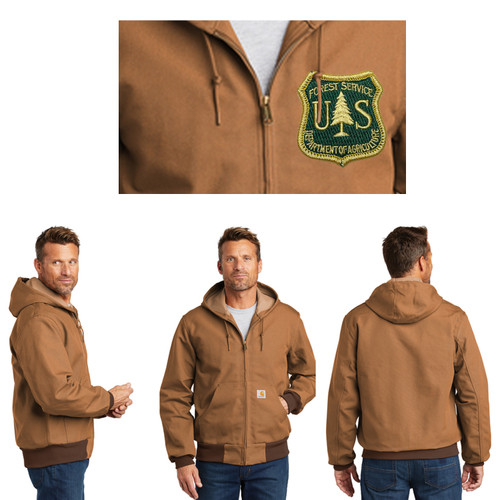 ジャケット・アウター CREST Duck jacket Rust Carhartt® Duck Jacket** (Restrictions Apply - see